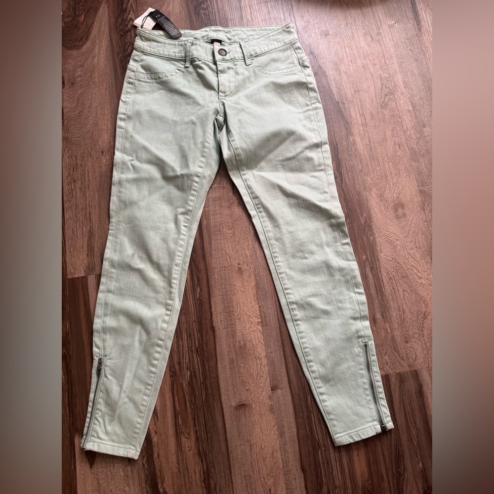 Victoria Secret Mint Green Skinny Jeans